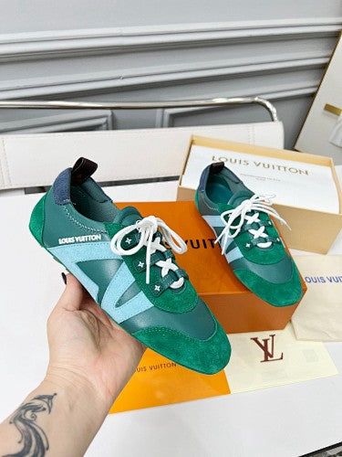 Louis Vuitton LV V-Sign Retro Low-Top Sneakers