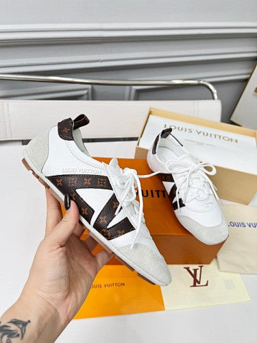 Louis Vuitton LV V-Sign Retro Low-Top Sneakers
