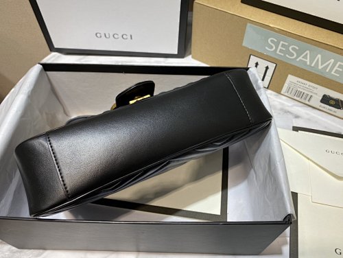 Gucci GG Marmont Small Matelassé Shoulder Bag