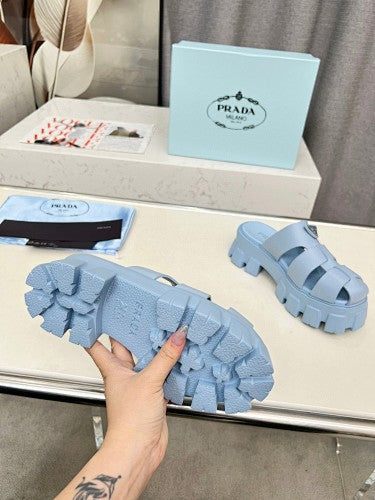 Prada Monolith Fisherman Platform Sandals