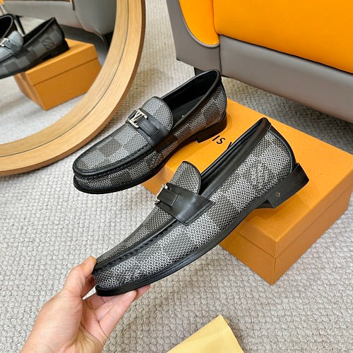 Louis Vuitton LV Initials Damier Graphite Loafers