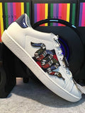 Gucci Ace Embellished Snake Sneakers