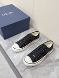 Dior Walk’n’Dior Low-Top Sneakers in Black Dior Oblique
