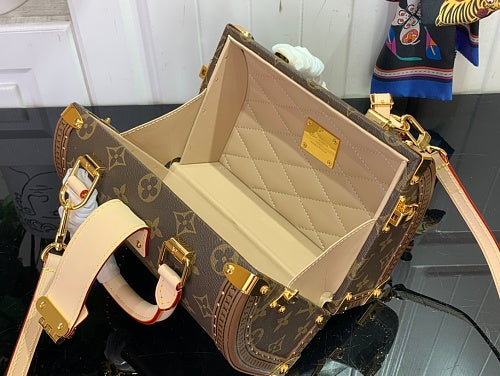 Louis Vuitton Petite Malle Souple Monogram Canvas