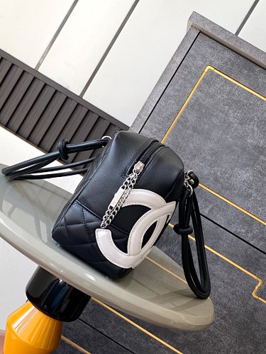 Chanel Cambon Ligne Large Tote in Black & White