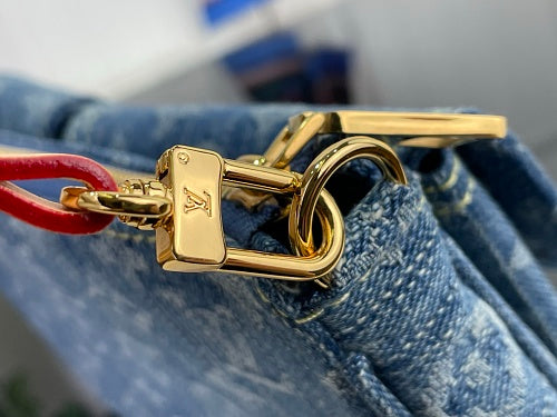 Louis Vuitton Monogram Denim Baggy PM Shoulder Bag