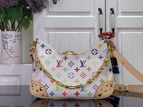 Louis Vuitton Boulogne Monogram Multicolor White