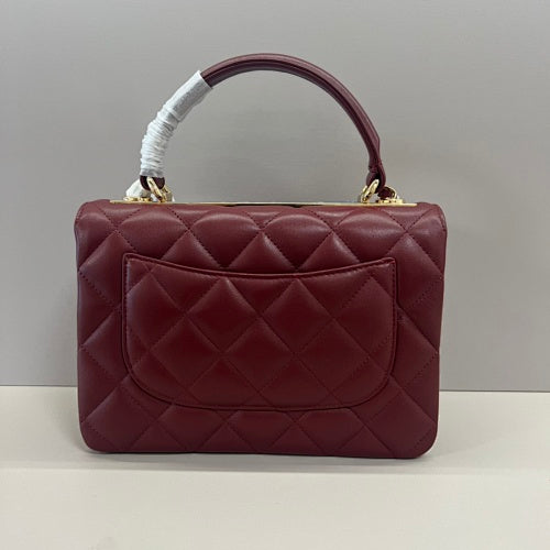 Chanel Burgundy Quilted Flap Bag