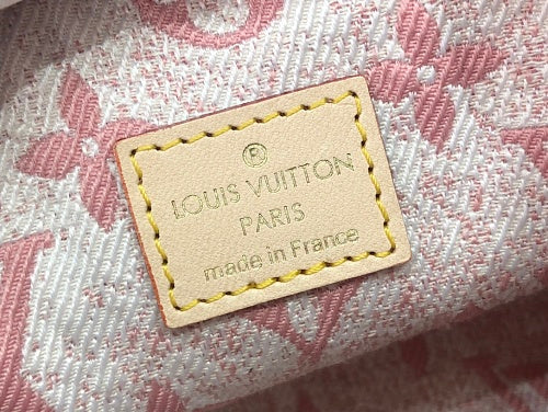 Louis Vuitton Nano Speedy Pink Monogram Jacquard Denim