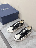 Dior Walk’n’Dior Low-Top Sneakers in Black Dior Oblique