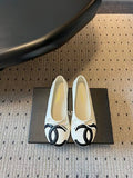 Chanel CC Logo Ballet Flats