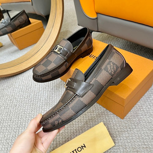 Louis Vuitton Major Loafers / LV Initials Damier Loafers