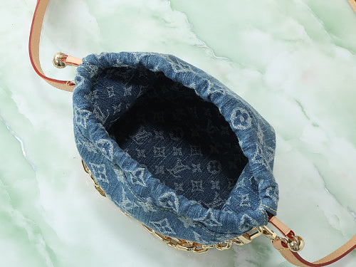 Louis Vuitton Monogram Denim Noé-style Bucket Bag