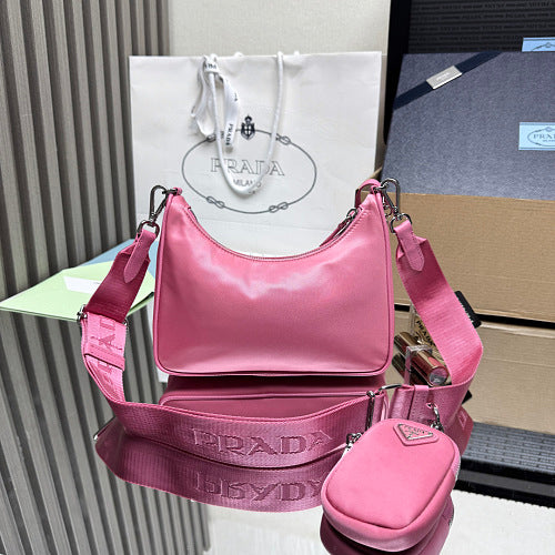 Prada Pink Re-Edition 2005 Re-Nylon Shoulder Bag
