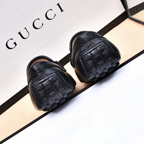 Gucci Horsebit Leather Driver Loafers