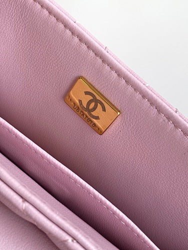 Chanel Light Pink Quilted Flap Bag