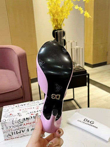Dolce & Gabbana DG Logo heeled mule sandals