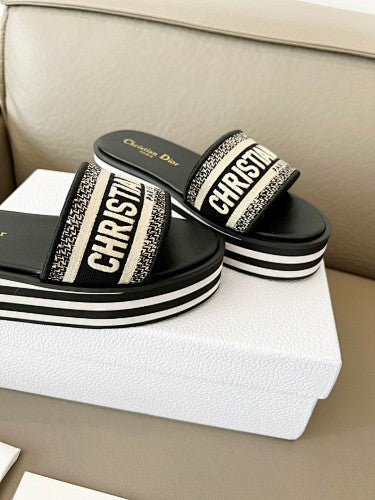 Dior Dway Platform Slide Sandals