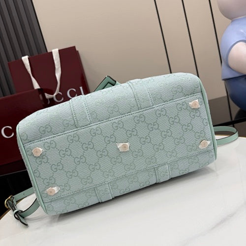 Gucci GG Canvas Boston Bag / Top Handle Bag