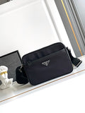 Prada Black Re-Nylon Shoulder/Crossbody Bag