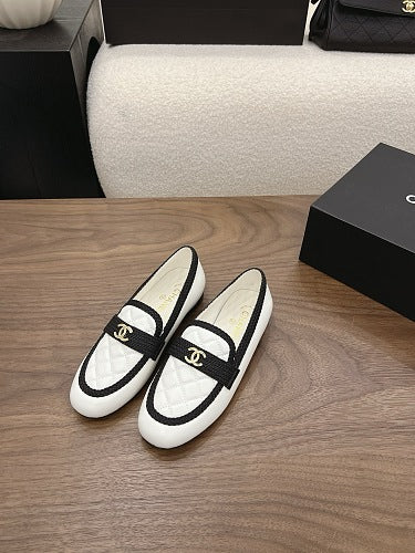 hanel Quilted CC Loafers