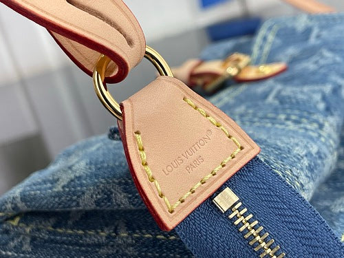 Louis Vuitton Monogram Denim Baggy PM Shoulder Bag
