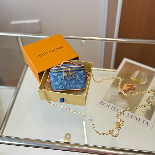 Louis Vuitton Nice Nano Blue Monogram Denim