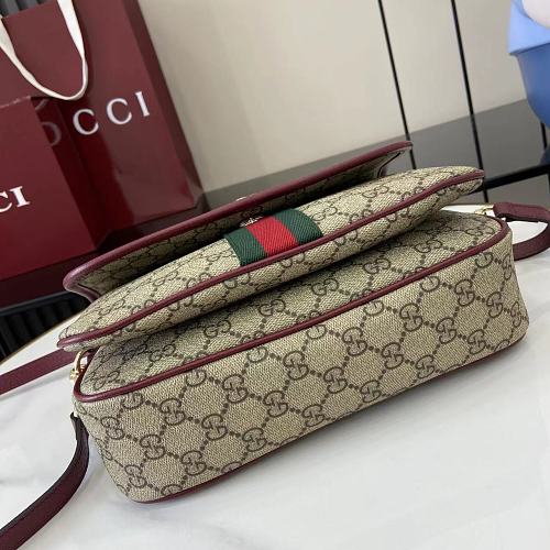 Gucci Ophidia GG Supreme Top-Handle Shoulder Bag