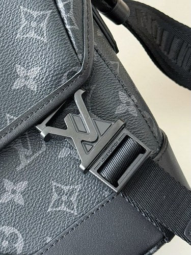 Louis Vuitton Utility Crossbody Monogram Eclipse Canvas
