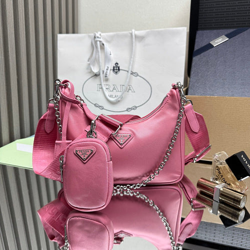 Prada Pink Re-Edition 2005 Re-Nylon Shoulder Bag