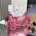 Prada Pink Re-Edition 2005 Re-Nylon Shoulder Bag