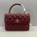 Chanel Burgundy Quilted Flap Bag