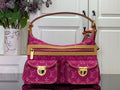 Louis Vuitton Baggy PM Monogram Denim Fuchsia