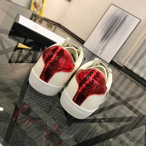 Gucci Ace Logo-Stripe Leather Sneakers