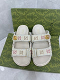 Gucci Double G Web-Strap Platform Sandals