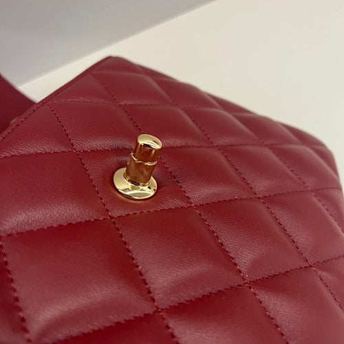 Chanel Burgundy Quilted Flap Bag