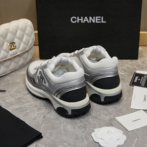 Chanel CC Logo Retro Runner Sneakers