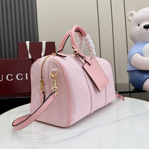 Gucci GG Monogram Boston / Top Handle Bag