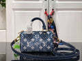 Louis Vuitton Nano Speedy Blue Monogram Denim