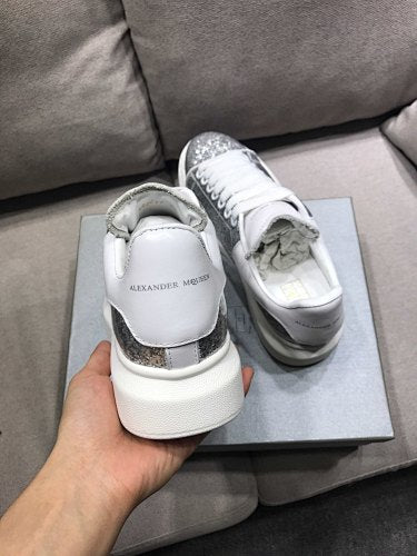 Alexander McQueen Oversized Glitter Sneakers