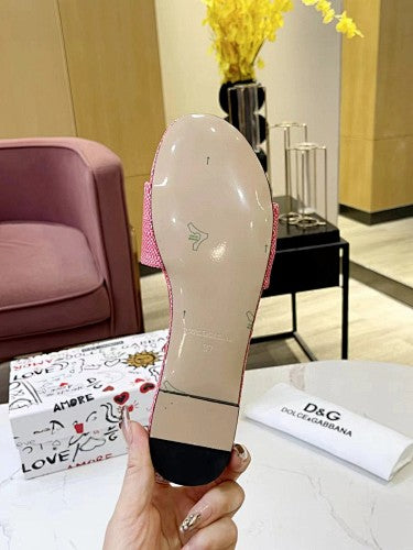 Dolce & Gabbana DG Logo slide sandals