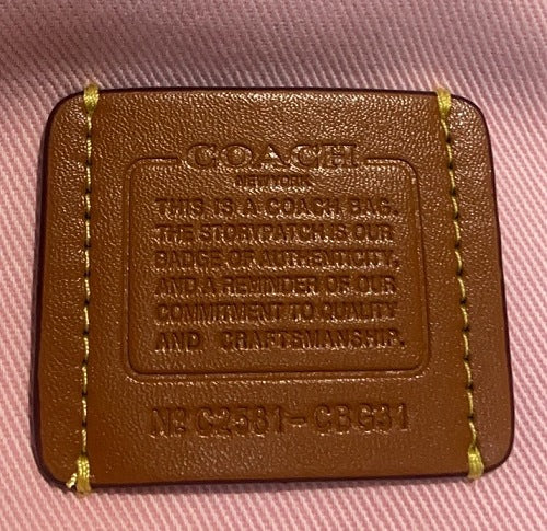 Coach Pink Quilted Tabby Shoulder Bag