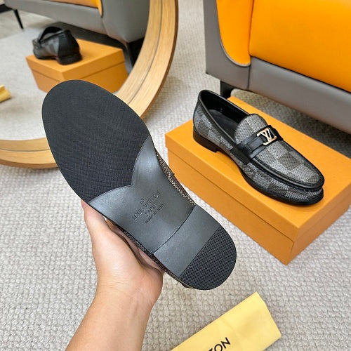 Louis Vuitton LV Initials Damier Graphite Loafers