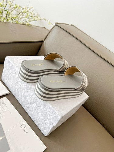 Dior Dway Platform Slide Sandals