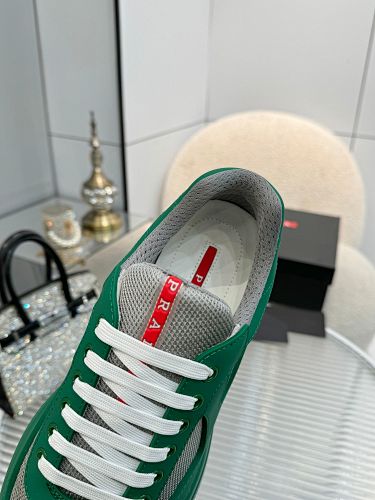 Prada technical mesh low-top sneakers