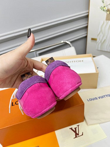 Louis Vuitton LV V-Sign Suede & Nylon Low-Top Sneakers