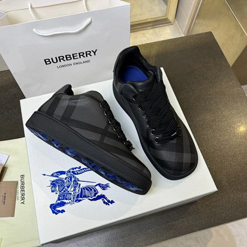 Burberry Check Low-Top Platform Sneakers