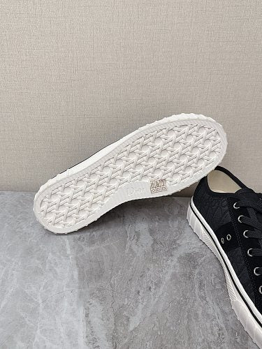 Dior Walk’n’Dior Low-Top Sneakers in Black Dior Oblique
