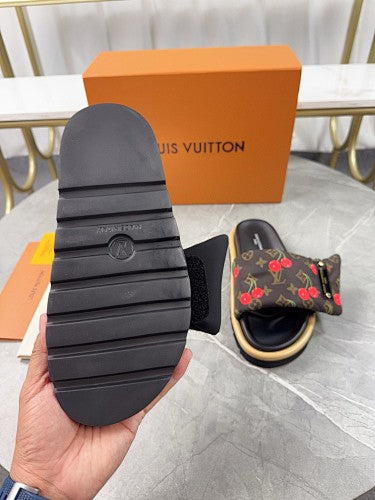 Louis Vuitton Monogram Cherry Slide Sandals