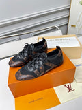 Louis Vuitton LV V-Sign Monogram Retro Low-Top Sneakers